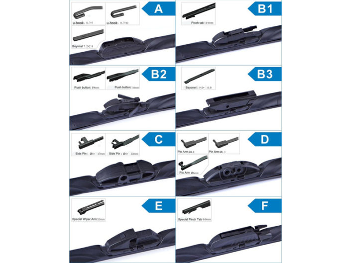 Υαλοκαθαριστήρες αυτοκινήτου νέου τύπου 42.5cm