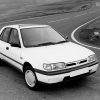Πίσω τζάμι πόρτας αριστερό Nissan Sunny (N14) 4/5πορτο 1991-1995