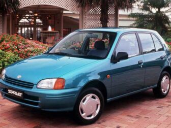 Τζάμι πόρτας συνοδηγού Toyota Starlet (EP90) 5πορτο 1996-1999