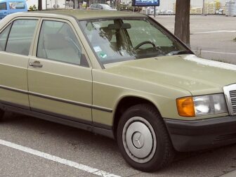 Τζάμι πόρτας συνοδηγού Mercedes 190E (W201) 1984-1993