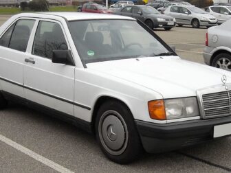 Τζάμι πόρτας οδηγού Mercedes 190E (W201) 1984-1993