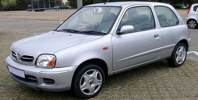 Τζάμι πόρτας συνοδηγού Nissan Micra (K11) 3πορτο 1992-2003