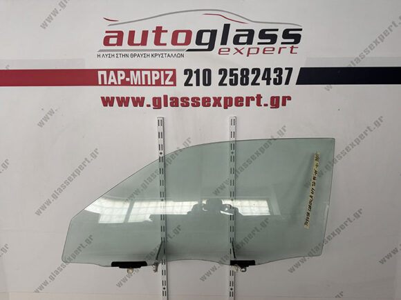 Τζάμι πόρτας οδηγού Toyota Corolla E110 3πορτο 1997-2001