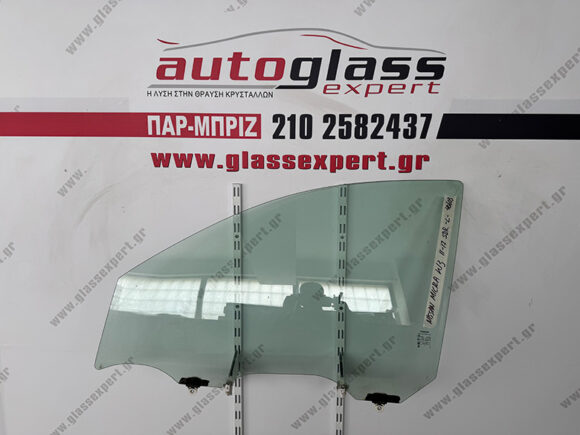 Τζάμι πόρτας οδηγού Nissan Micra (K13) 5πορτο 2011-2017