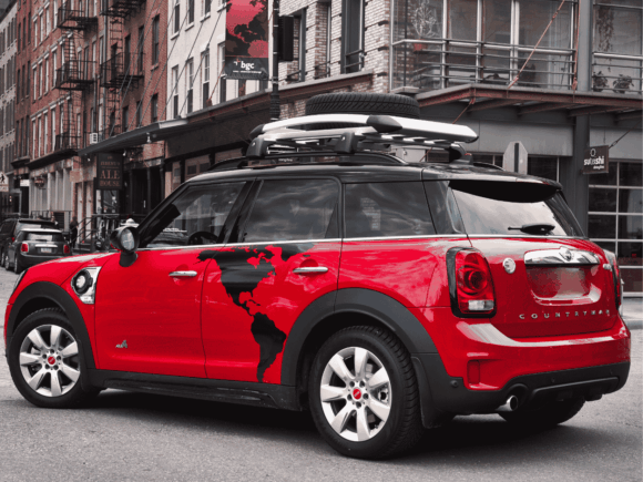 Mini Countryman 2018 Κρύσταλλο Καθρέφτη Mini Countryman 2017->